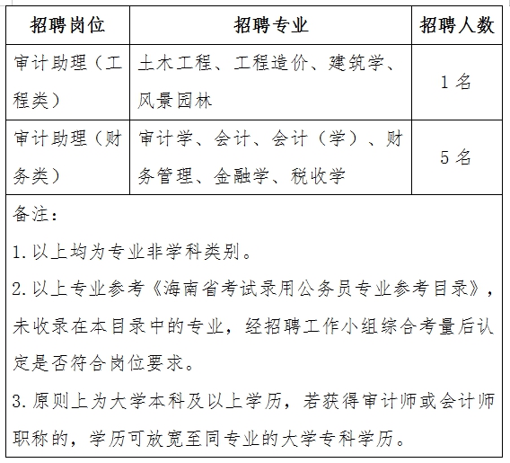 柳河县审计局最新招聘启事